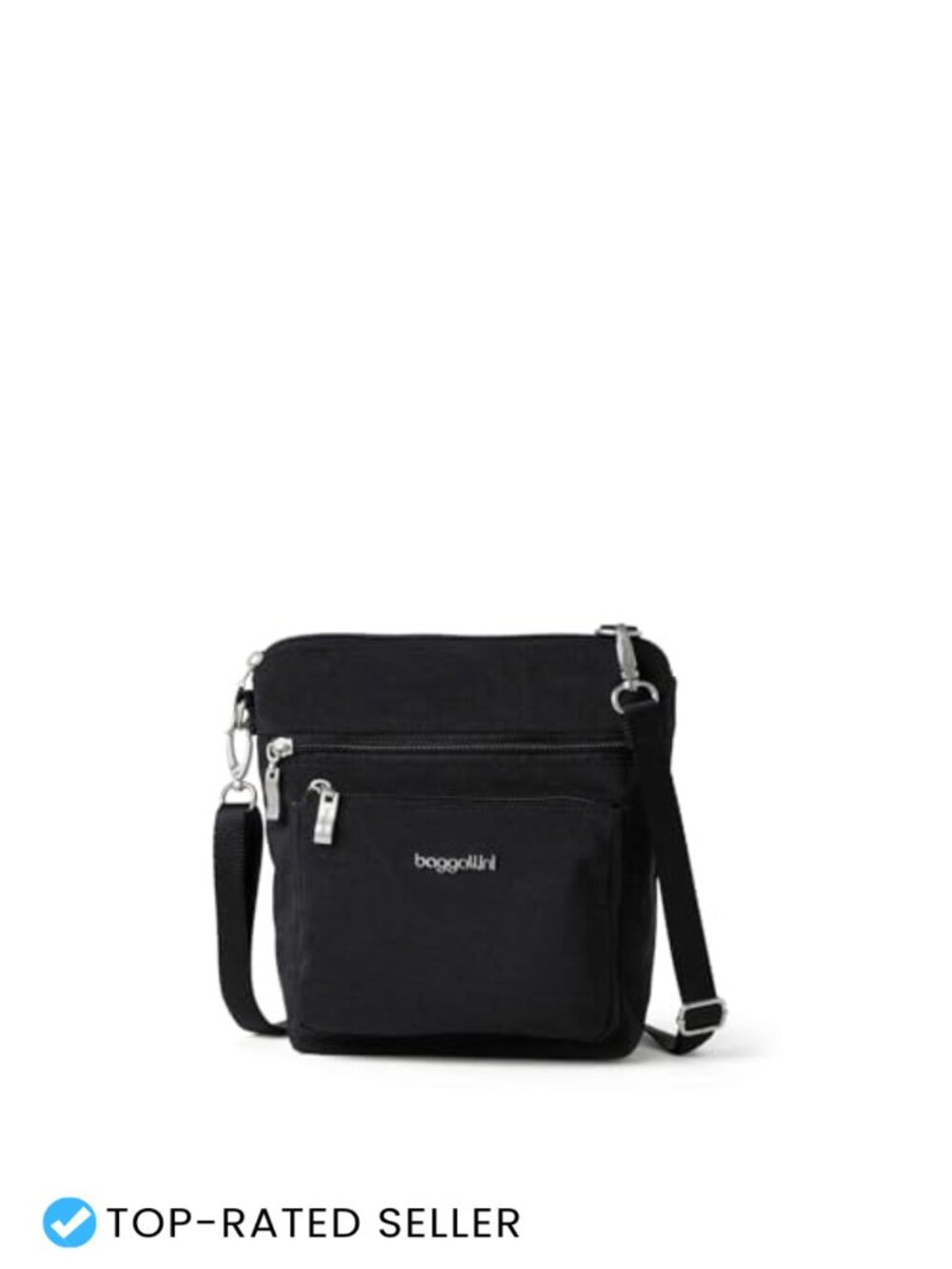 Modern Pocket Crossbody Bag RFID Water-Resistant Nylon Adjustable Strap